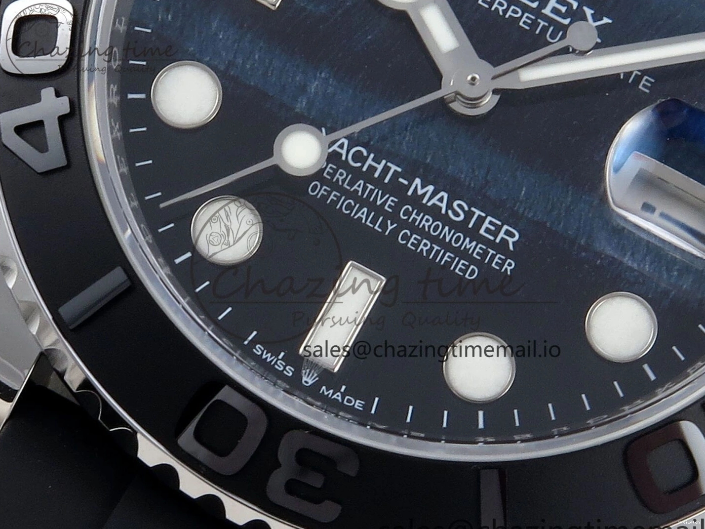Falcon’s 42mm 226659 Oysterflex Edition Dial A3235 EWEF Eye Best on Yacht-Master Strap 0516